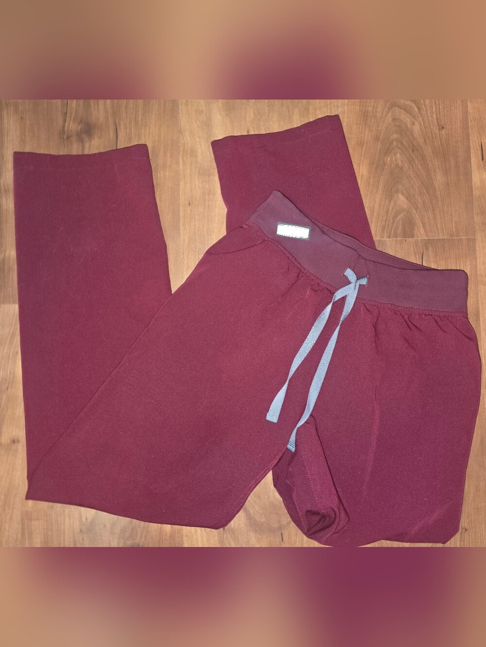 Figs Xxs Petite Maroon Pants
